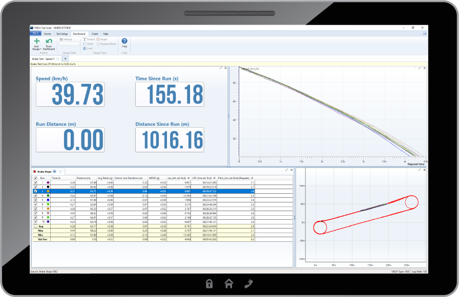 VBOX Automotive Brake Testing